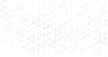 Geometric background with linear triangle shapes