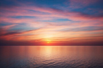 Fototapeta premium Ethereal Sunset Backdrop with Smooth Frosted Texture and Vibrant Hues