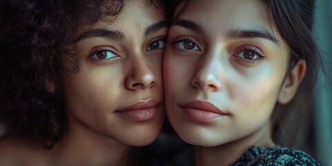 Obraz premium Intimate Portrait of a Couple's Loyalty