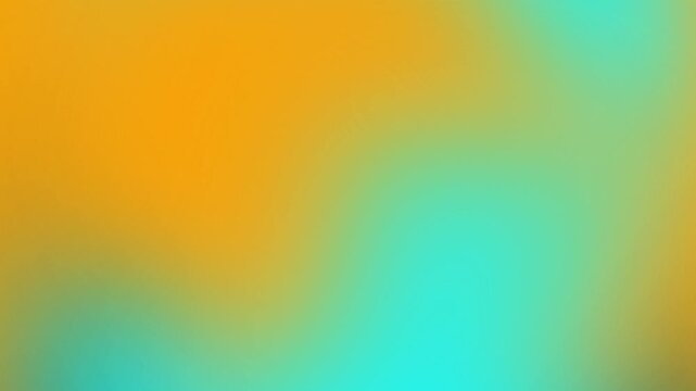 moving glowing yellow and turquoise gradient background