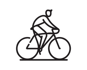 Fototapeta premium bicycle icon vector logo template