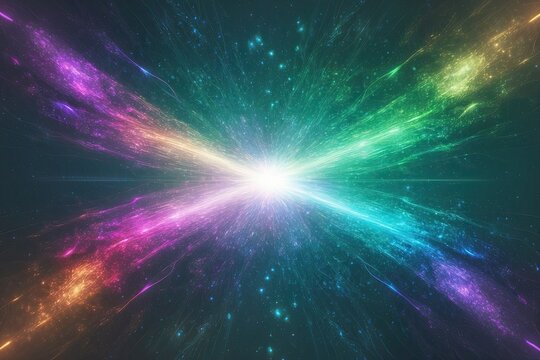 Ethereal Multicolor Shimmer Spectrum Overlay Effect for Mystical Lightshow