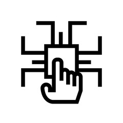 Obraz premium Digital icon