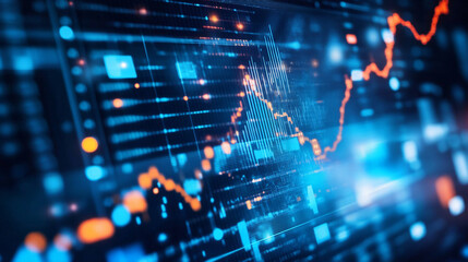 Data analysis in global finance, forecasting economic market dynamics