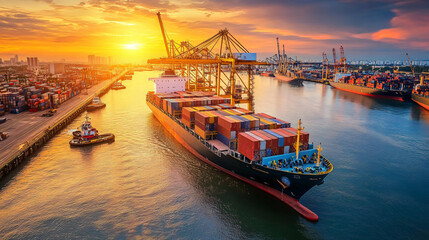 Naklejka premium In-depth trade analysis within the economic market, focusing on global trends