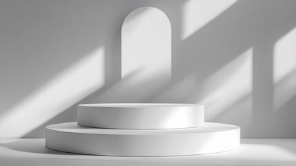 Fototapeta premium minimal product empty podium background 