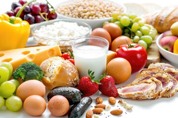 Obraz premium A table filled with diverse food items