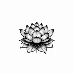 illustration of lotus flower