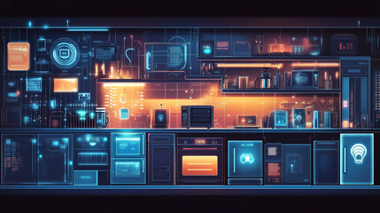 5. Enter the shadowy world of hacking with a mesmerizing depiction of an anonymous hacker, their back presented in a half-turn, wearing a hoodie, seated in front of a commanding monitor, engrossed in 