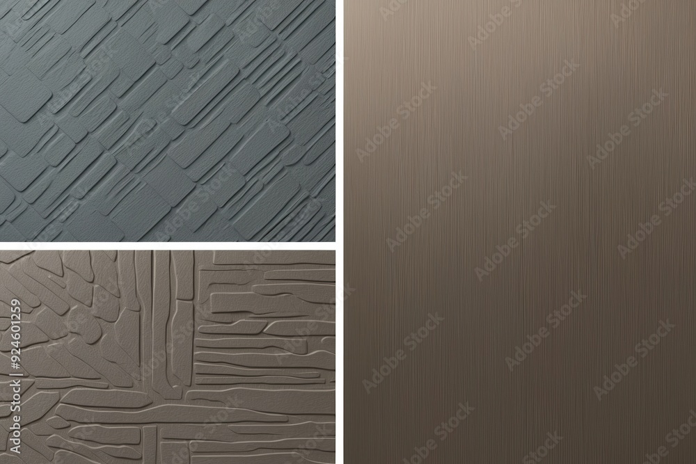 Poster stylish textured minimalist three-dimensional surface design in modern tones