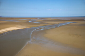 low tide at Mont-Saint-Michel