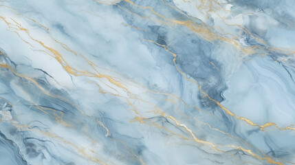 A highly detailed and realistic marble pattern with light blue, gray, and gold tones.seamless wallpaper, patterns, background, backdrop, wallpaper