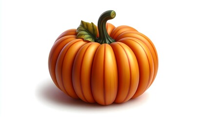 Obraz premium pumpkin isolated on white background