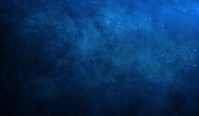 3D paint, horror halloween concept. blue cloud fog, dark black night. grunge texture, soft glitter 