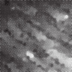 Black and white halftone pattern with background