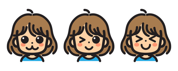 Female Face Expression 04