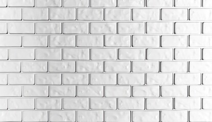 Fototapeta premium White Brick Wall Texture