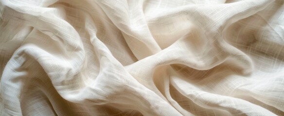 Fototapeta premium Abstract White Fabric Background