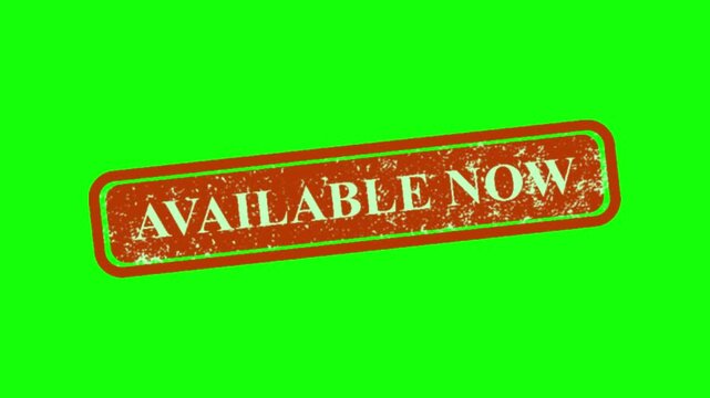 stamp with the text motion graphic animation with clip template 4k chroma green screen Background.