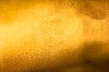 Gold abstract background or texture and gradients shadow horizontal shape