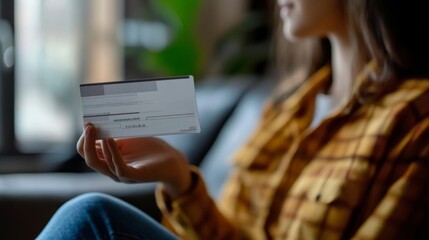 Remote Check Deposit Taking Photo, Generative AI