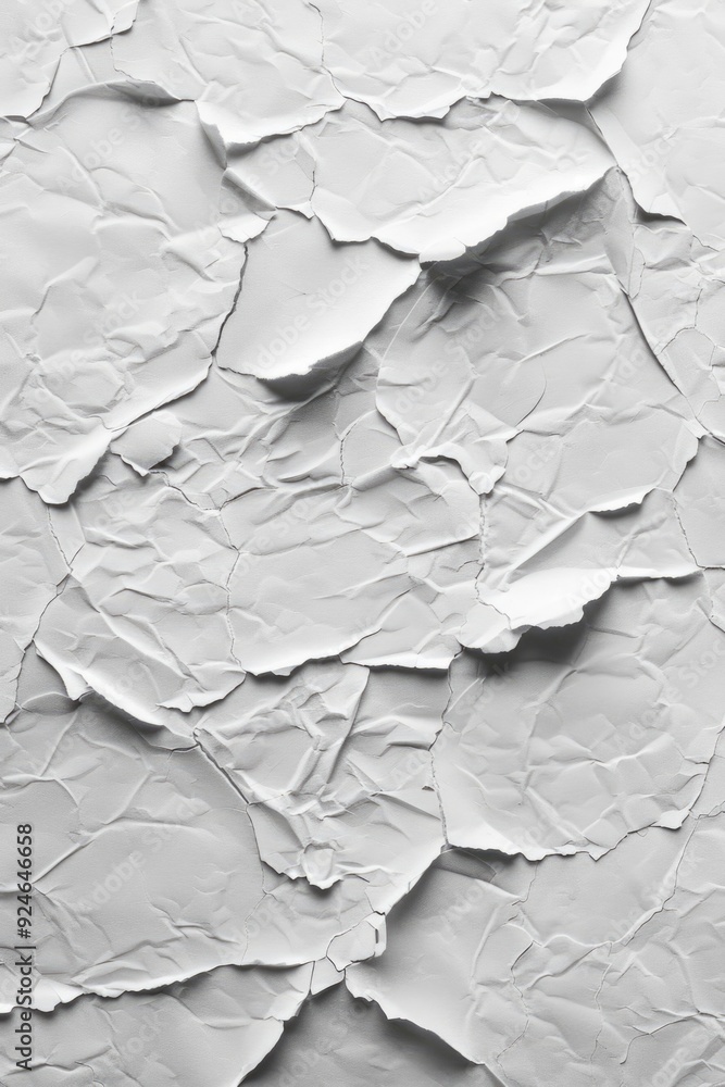 Poster a detailed view of a blank sheet of paper