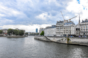 France. Paris.  Views and attractions in summer