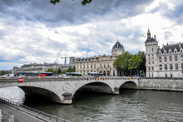 France. Paris.  Views and attractions in summer