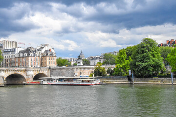 France. Paris.  Views and attractions in summer