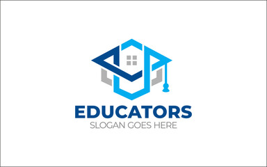 Illustration graphic vector of learning and education logo design template