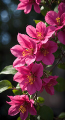 Pink Snapdragon Flowers in Full Bloom with Soft Lighting Against a Dark Background Highlighting Their Delicate Petals