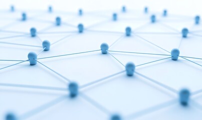 human relation and network model diagram, Generative AI