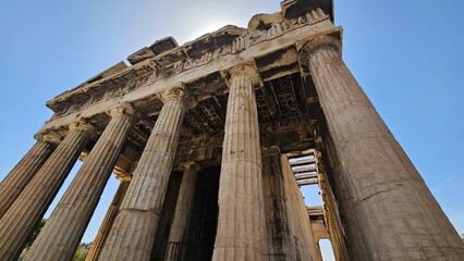 Temple of Hephaestus, Agora of Athens, 11th June 2024, Greece