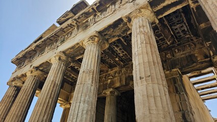 Naklejka premium Temple of Hephaestus, Agora of Athens, 11th June 2024, Greece
