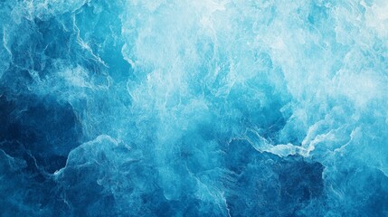 Obraz premium Abstract blue watercolor texture background with shades of blue, white, and gray. This image can symbolize calmness, serenity, depth, and purity.