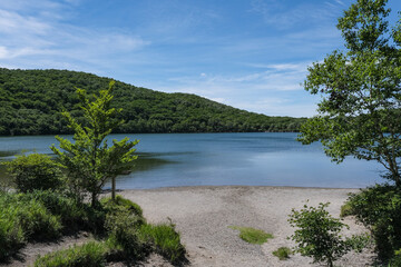 赤城山にあるカルデラ湖の小沼