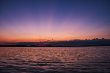 Sonnenuntergang am Bodensee