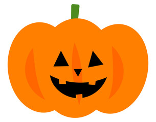 ハロウィン　かぼちゃのお化け　イラスト