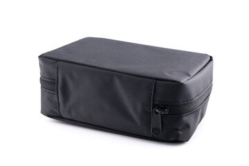 black cosmetic bag or tactical bag with zipper © Родион Бондаренко