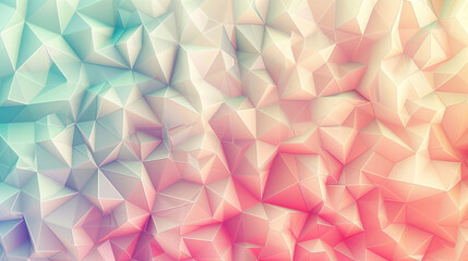 Fototapeta premium Abstract blue and pink gradation color background pattern with modern geometric triangles shapes, abstract background