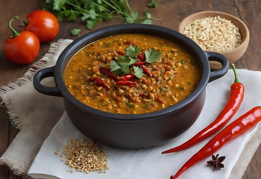 Dal tadka or dal fry or Lentil Curry is a popular Indian dish