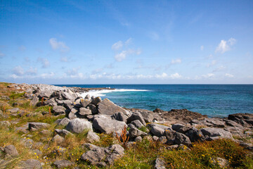 rocks and ocean