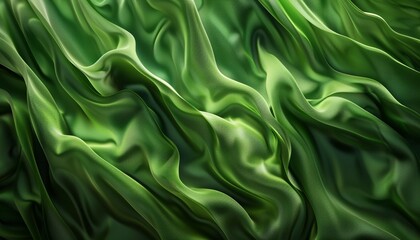 Obraz premium Smooth Abstract Green Texture with Flowing Lines, Gentle and Calm Vibes, Ideal for Backgrounds