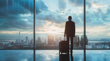 businessman on the airport