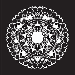 Luxury ornamental mandala design with gorgeous arabesque pattern style background for floral pattern card, invitation card, anniversary card, tiles, mosaic, texture, wall for decorating.