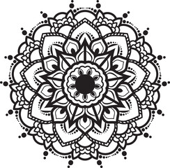 Luxury ornamental mandala design with gorgeous arabesque pattern style background for floral pattern card, invitation card, anniversary card, tiles, mosaic, texture, wall for decorating.