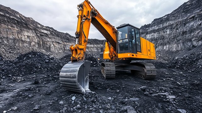 Modern excavator's parts