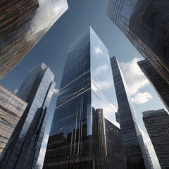 modern office building,buildings in downtown city