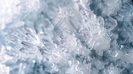 Obraz premium Abstract Ice Crystal Formations