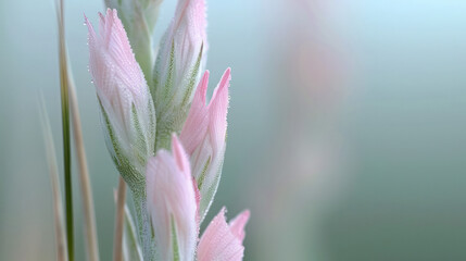 Fototapeta premium Gladiolus Spike in Summer Field
